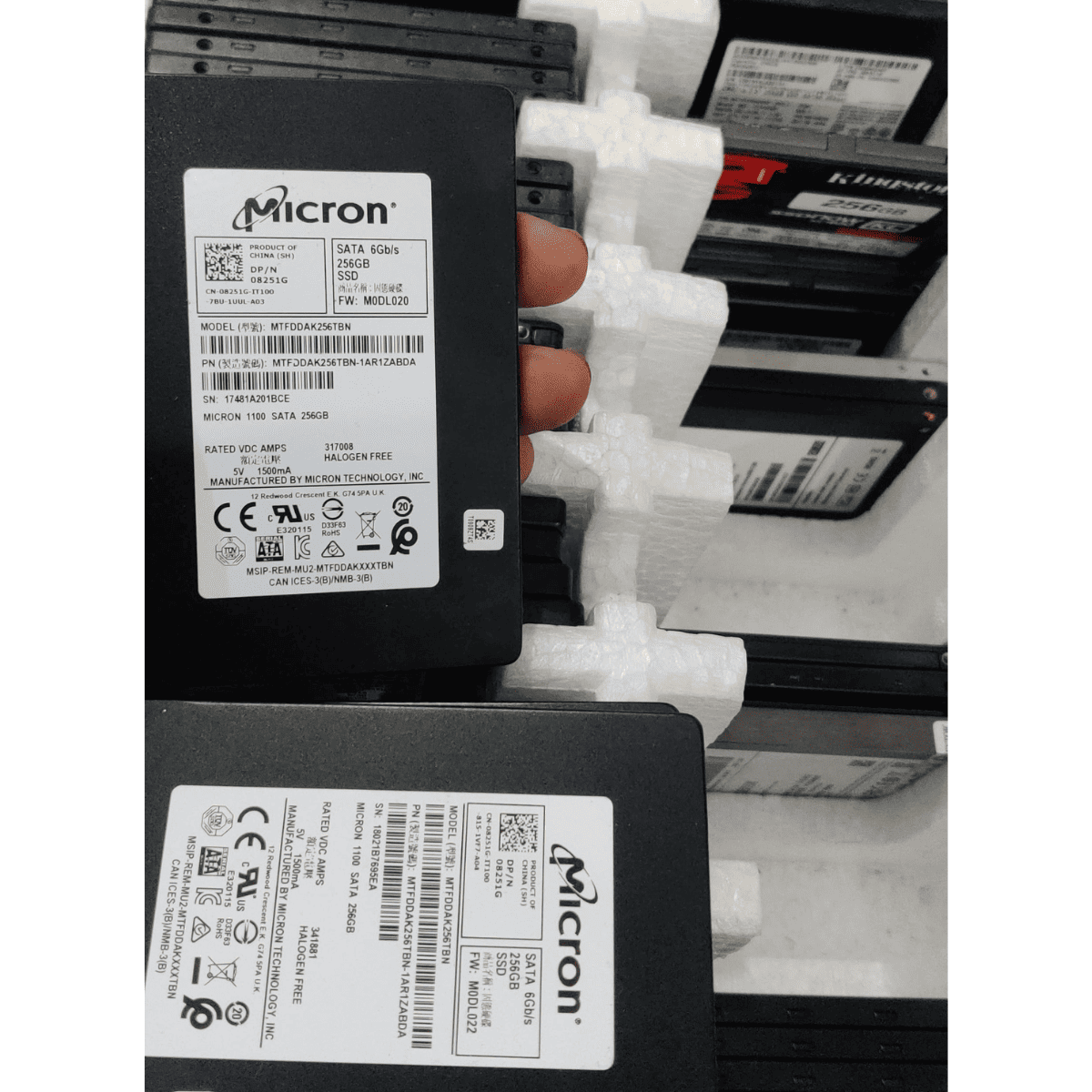 Pulled Out SSD's 
